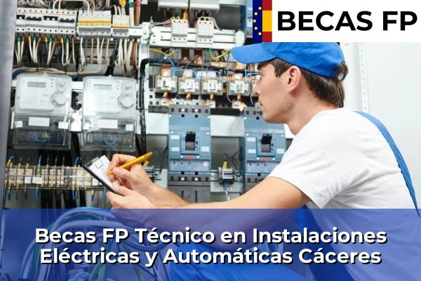Becas FP Técnico en Instalaciones Eléctricas y Automáticas en Cáceres Becas FP Técnico en Instalaciones Eléctricas y Automáticas en Cáceres