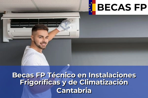 Becas FP Técnico en Instalaciones Frigoríficas y de Climatización en Cantabria