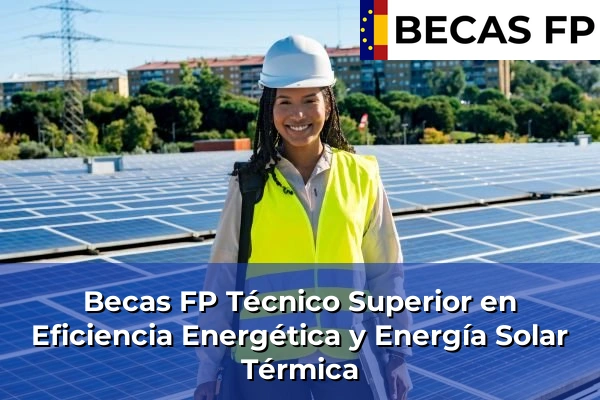 Becas FP Eficiencia Energética y Energía Solar Térmica