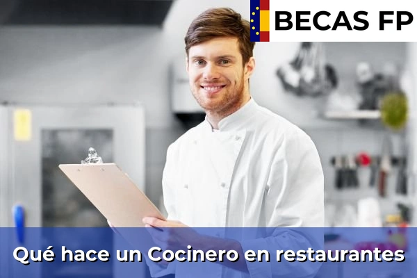 Qué hace un Cocinero en restaurantes