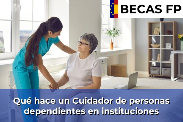 Qué hace un Cuidador de personas dependientes en instituciones