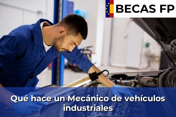 Qué hace un Mecánico de vehículos industriales