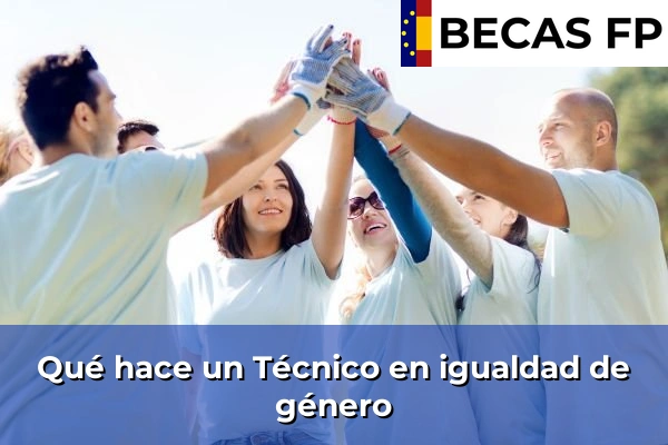 Qué hace un Técnico en igualdad de género