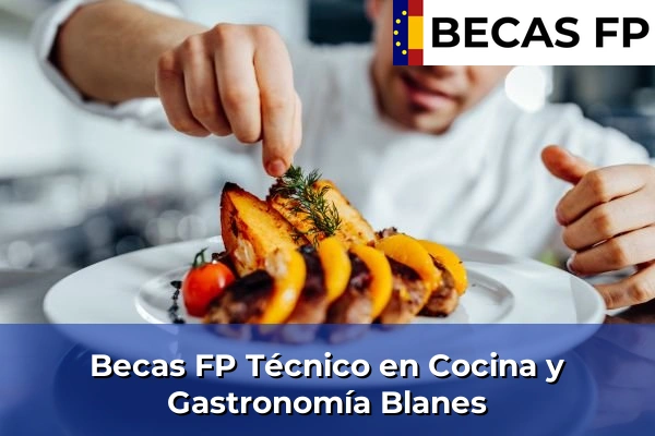 Becas FP Técnico en Cocina y Gastronomía en Blanes