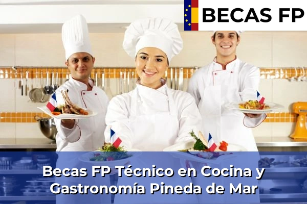 Becas FP Técnico en Cocina y Gastronomía en Pineda de Mar