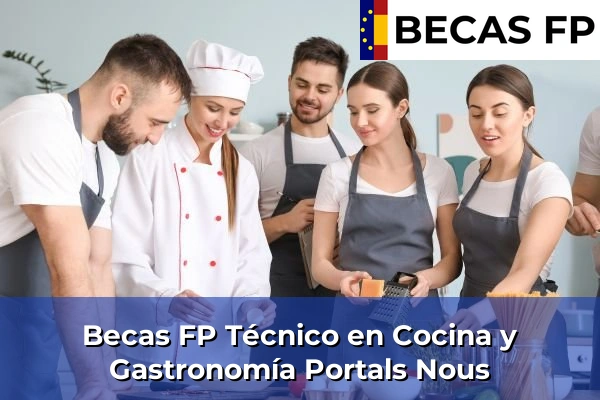 Becas FP Técnico en Cocina y Gastronomía en Portals Nous
