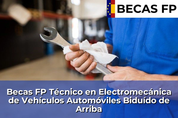 Becas FP Técnico en Electromecánica de Vehículos Automóviles en A Coruña 16 Becas FP Técnico en Electromecánica de Vehículos Automóviles en Biduído de Arriba