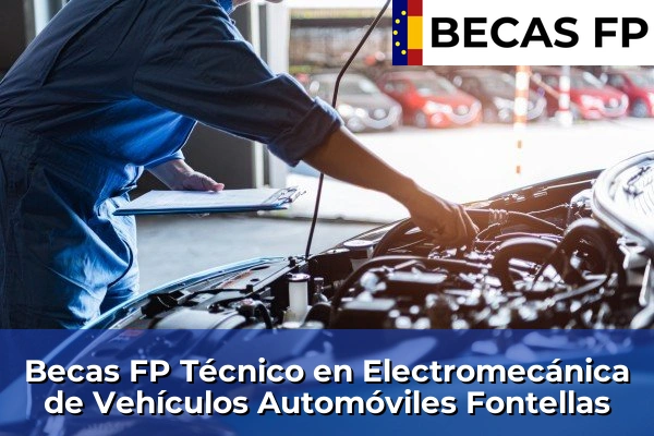 Becas FP Técnico en Electromecánica de Vehículos Automóviles en Fontellas