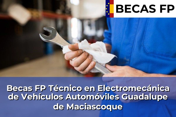 Becas FP Técnico en Electromecánica de Vehículos Automóviles en Guadalupe de Maciascoque