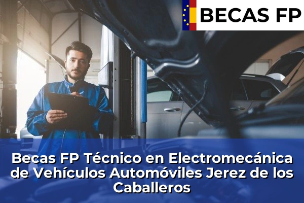 Becas FP Técnico en Electromecánica de Vehículos Automóviles en Jerez de los Caballeros