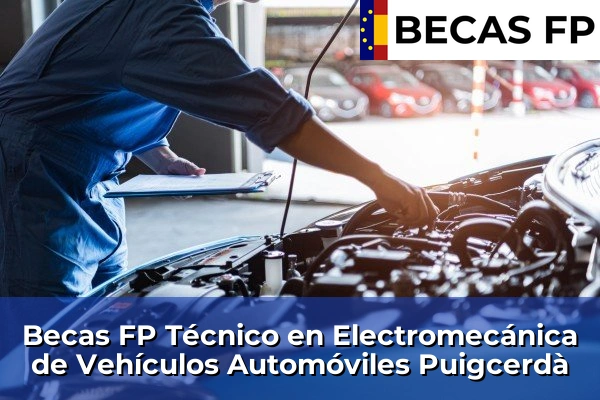 Becas FP Técnico en Electromecánica de Vehículos Automóviles en Puigcerdà