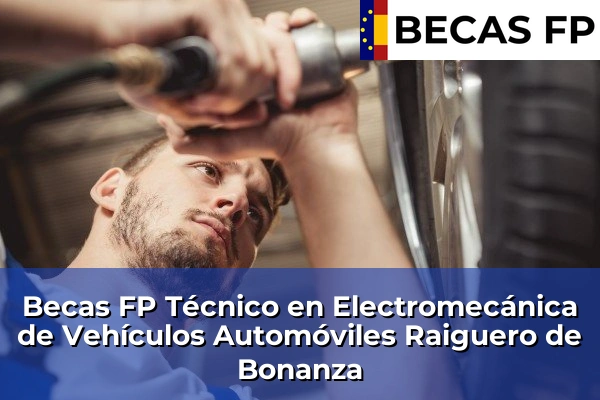 Becas FP Técnico en Electromecánica de Vehículos Automóviles en Raiguero de Bonanza