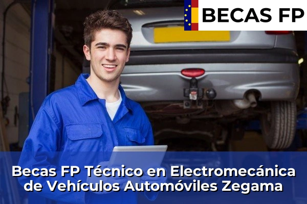 Becas FP Técnico en Electromecánica de Vehículos Automóviles en Zegama
