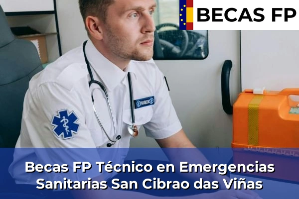 Becas FP Técnico en Emergencias Sanitarias en San Cibrao das Viñas