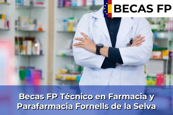 Becas FP Técnico en Farmacia y Parafarmacia en Fornells de la Selva