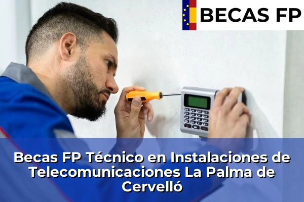 Becas FP Técnico en Instalaciones de Telecomunicaciones en La Palma de Cervelló