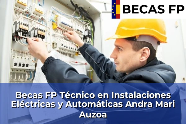 Becas FP Técnico en Instalaciones Eléctricas y Automáticas en Andra Mari Auzoa
