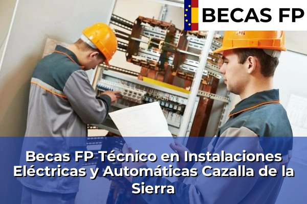 Becas FP Técnico en Instalaciones Eléctricas y Automáticas en Cazalla de la Sierra