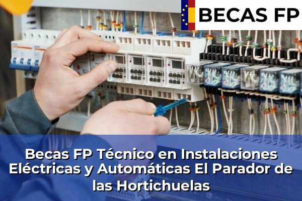 Becas FP Técnico en Instalaciones Eléctricas y Automáticas en El Parador de las Hortichuelas