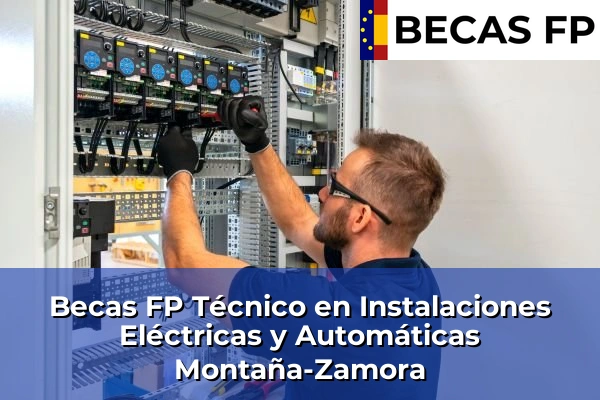 Becas FP Técnico en Instalaciones Eléctricas y Automáticas en Montaña-Zamora