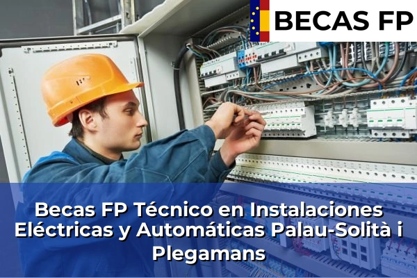 Becas FP Técnico en Instalaciones Eléctricas y Automáticas en Palau-Solità i Plegamans