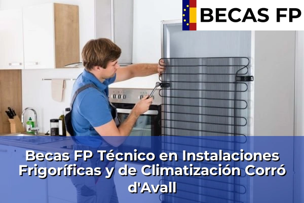 Becas FP Técnico en Instalaciones Frigoríficas y de Climatización en Corró d'Avall