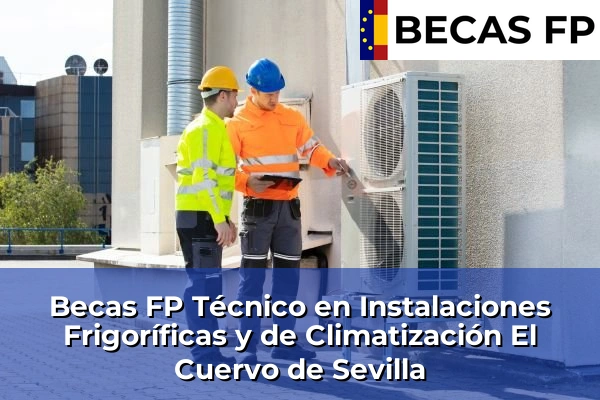 Becas FP Técnico en Instalaciones Frigoríficas y de Climatización en Sevilla 21 Becas FP Técnico en Instalaciones Frigoríficas y de Climatización en El Cuervo de Sevilla