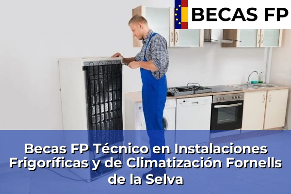 Becas FP Técnico en Instalaciones Frigoríficas y de Climatización en Girona 12 Becas FP Técnico en Instalaciones Frigoríficas y de Climatización en Fornells de la Selva