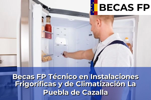 Becas FP Técnico en Instalaciones Frigoríficas y de Climatización en Sevilla 31 Becas FP Técnico en Instalaciones Frigoríficas y de Climatización en La Puebla de Cazalla