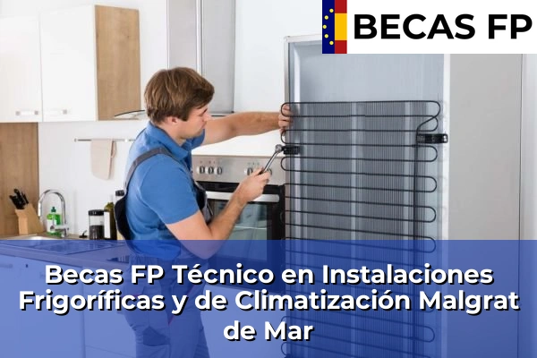 Becas FP Técnico en Instalaciones Frigoríficas y de Climatización en Malgrat de Mar