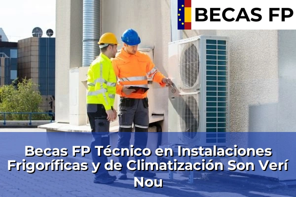 Becas FP Técnico en Instalaciones Frigoríficas y de Climatización en Son Verí Nou