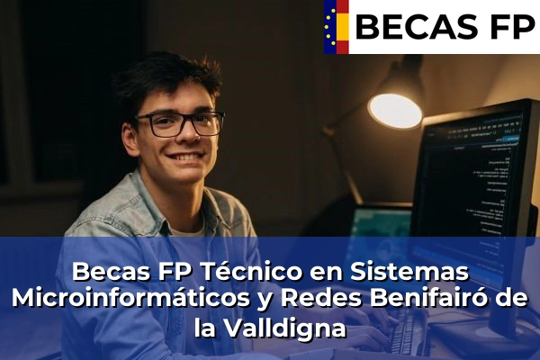 Becas FP Técnico en Sistemas Microinformáticos y Redes en Benifairó de la Valldigna