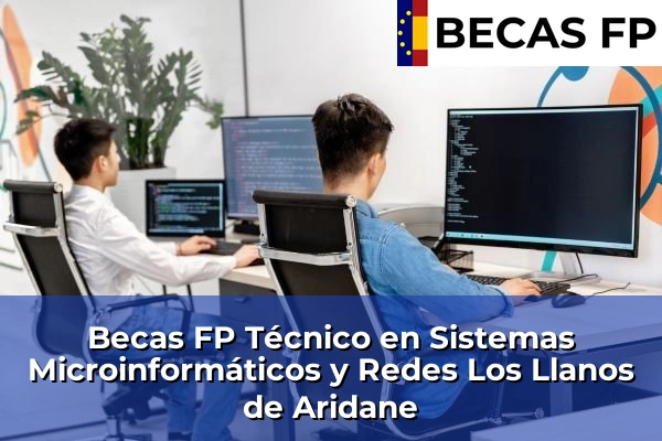 Becas FP Técnico en Sistemas Microinformáticos y Redes en Los Llanos de Aridane
