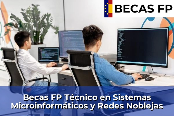 Becas FP Técnico en Sistemas Microinformáticos y Redes en Noblejas