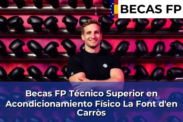 Becas FP Técnico Superior en Acondicionamiento Físico en Valencia 104 Becas FP Técnico Superior en Acondicionamiento Físico en La Font d'en Carròs