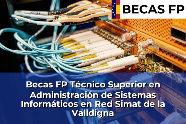 Becas FP Técnico Superior en Administración de Sistemas Informáticos en Red en Simat de la Valldigna