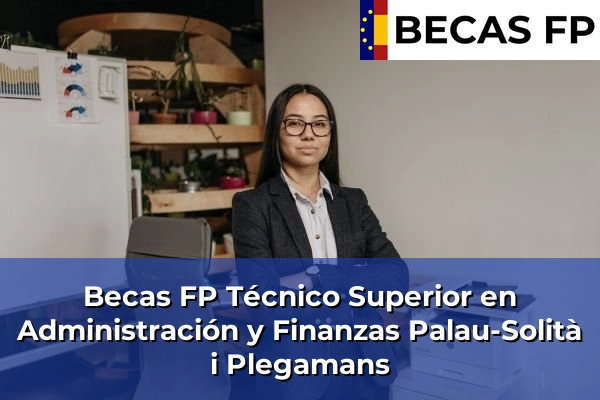 Becas FP Técnico Superior en Administración y Finanzas en Palau-Solità i Plegamans