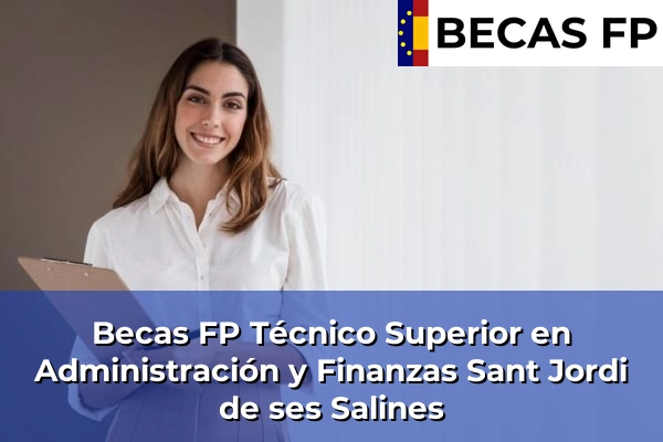 Becas FP Técnico Superior en Administración y Finanzas en Sant Jordi de ses Salines