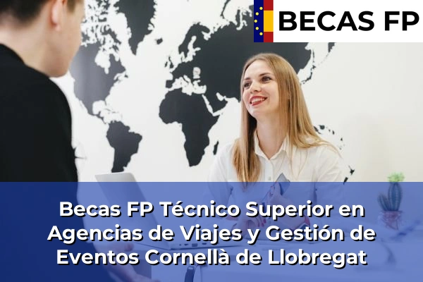 Becas FP Técnico Superior en Agencias de Viajes y Gestión de Eventos en Cornellà de Llobregat