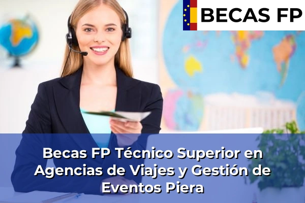 Becas FP Técnico Superior en Agencias de Viajes y Gestión de Eventos en Piera