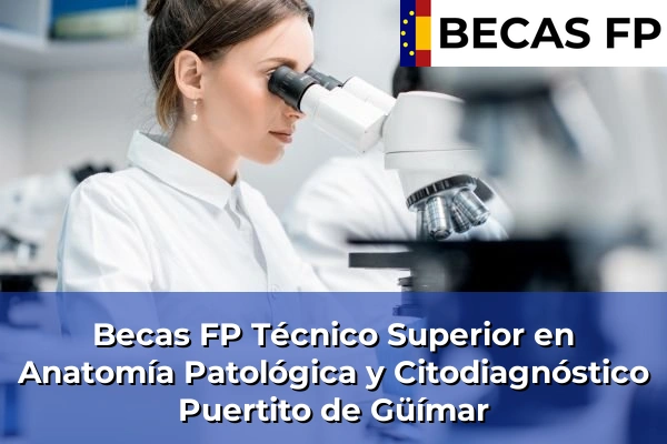 Becas FP Técnico Superior en Anatomía Patológica y Citodiagnóstico en Puertito de Güímar