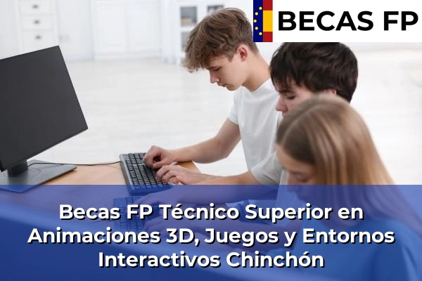 Becas FP Técnico Superior en Animaciones 3D, Juegos y Entornos Interactivos en Chinchón
