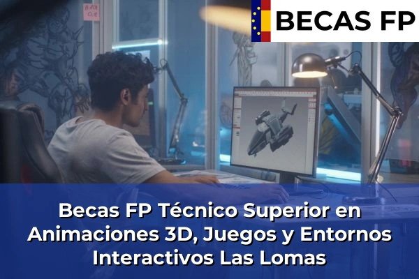 Becas FP Técnico Superior en Animaciones 3D, Juegos y Entornos Interactivos en Las Lomas