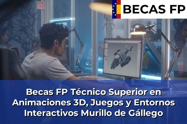 Becas FP Técnico Superior en Animaciones 3D, Juegos y Entornos Interactivos en Murillo de Gállego