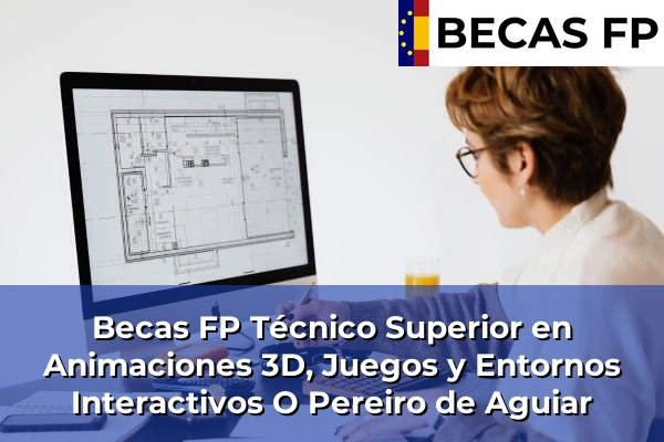 Becas FP Técnico Superior en Animaciones 3D, Juegos y Entornos Interactivos en O Pereiro de Aguiar