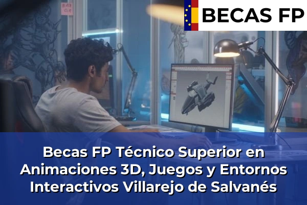 Becas FP Técnico Superior en Animaciones 3D, Juegos y Entornos Interactivos en Villarejo de Salvanés