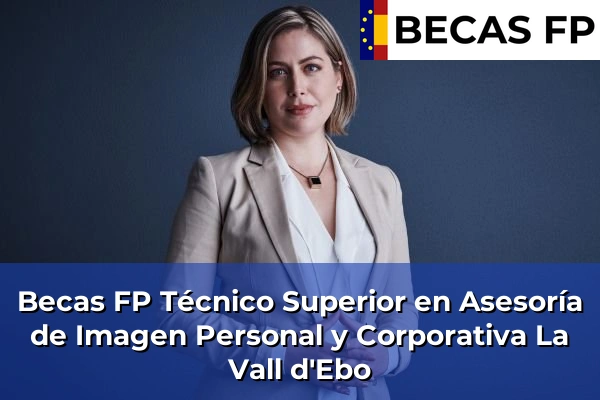 Becas FP Técnico Superior en Asesoría de Imagen Personal y Corporativa en La Vall d'Ebo