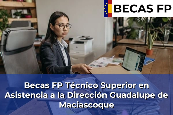 Becas FP Técnico Superior en Asistencia a la Dirección en Guadalupe de Maciascoque