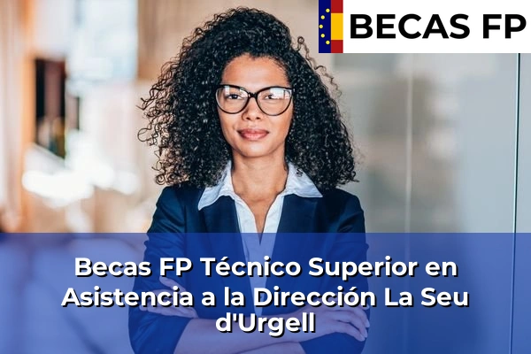 Becas FP Técnico Superior en Asistencia a la Dirección en Lleida 12 Becas FP Técnico Superior en Asistencia a la Dirección en La Seu d'Urgell