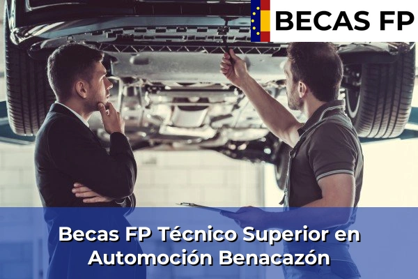 Becas FP Técnico Superior en Automoción en Benacazón